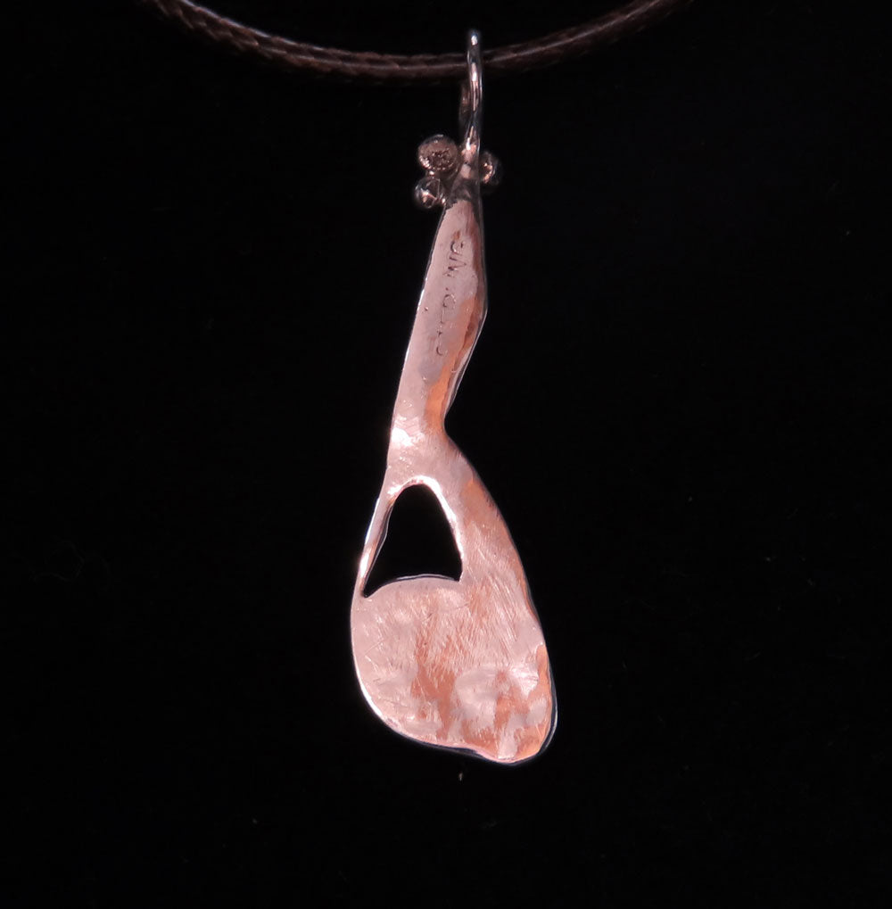 Silver Pendant with Triplet Opal