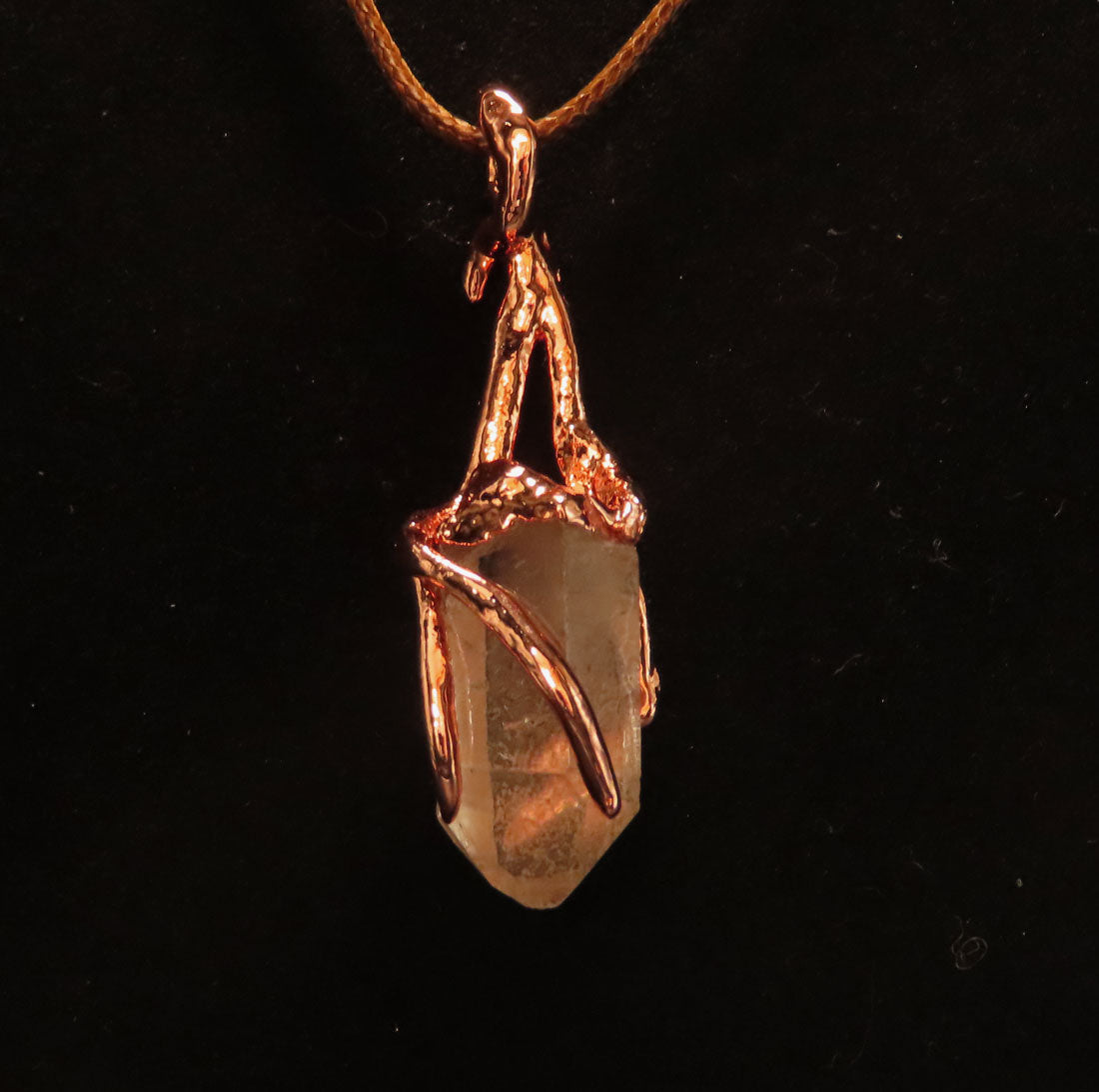 Electroformed Crystal pendants